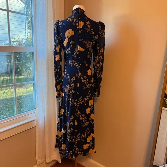 Reformation STEVI MIDI DRESS in BERNADETTE - Picture 3 of 7